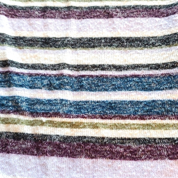3/$15 CuddlDuds soft knit purple striped sz xs - Picture 2 of 7